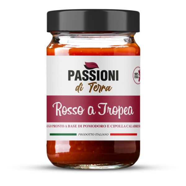 rosso-a-tropea-350ml Rosso a Tropea - Sugo pronto con Cipolla Rossa di Tropea Calabria IGP 350 g